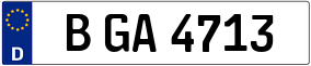 Truck License Plate